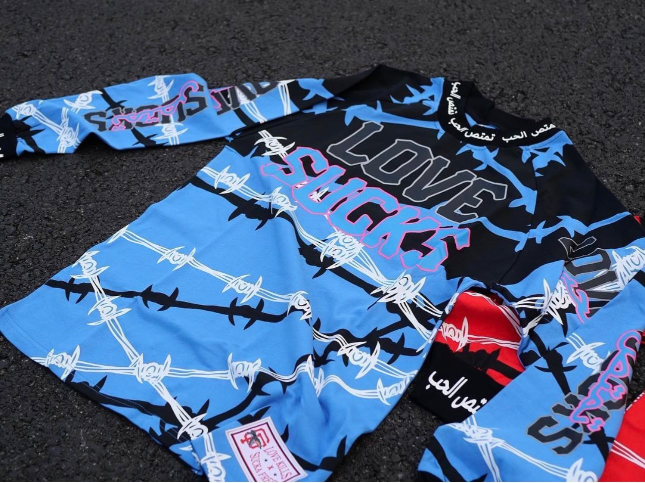 LOVE SUCKS - MOTOCROSS (BLUE)