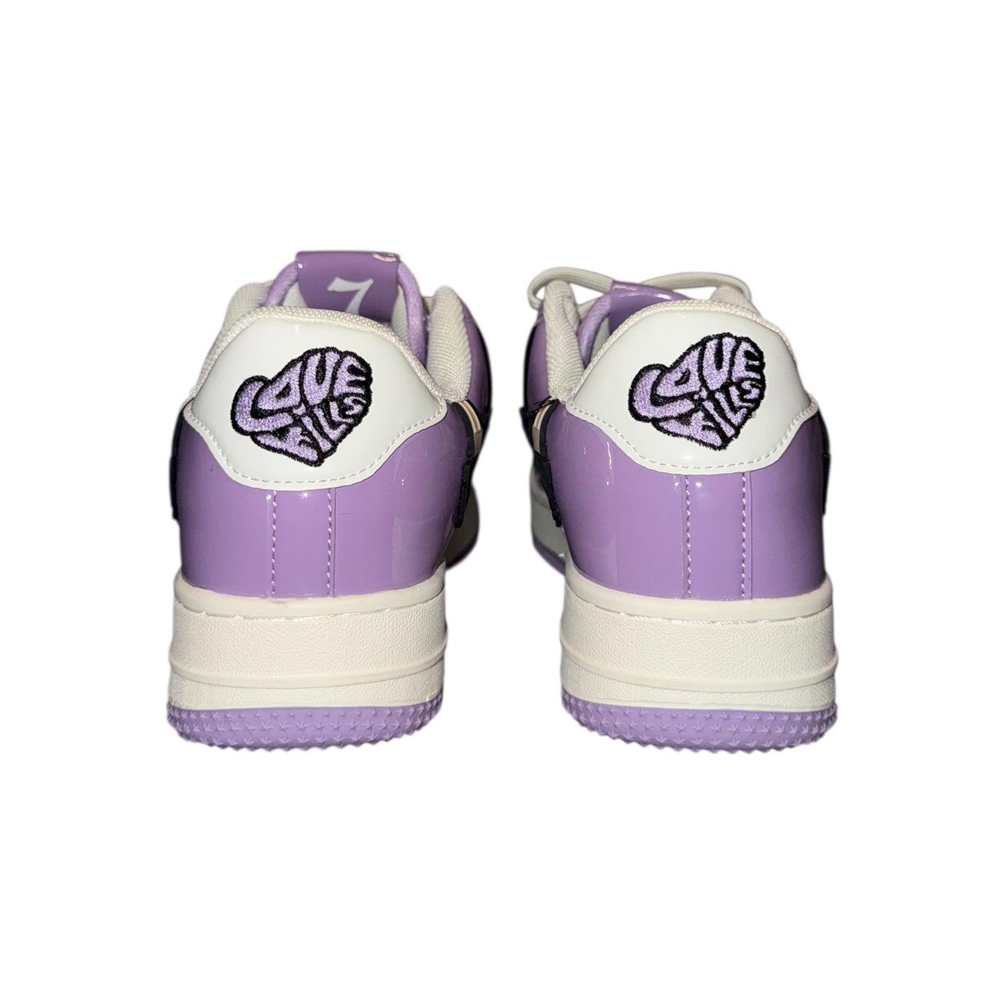 LoveKills "Purgers" Patent Leather Lavender/Cream