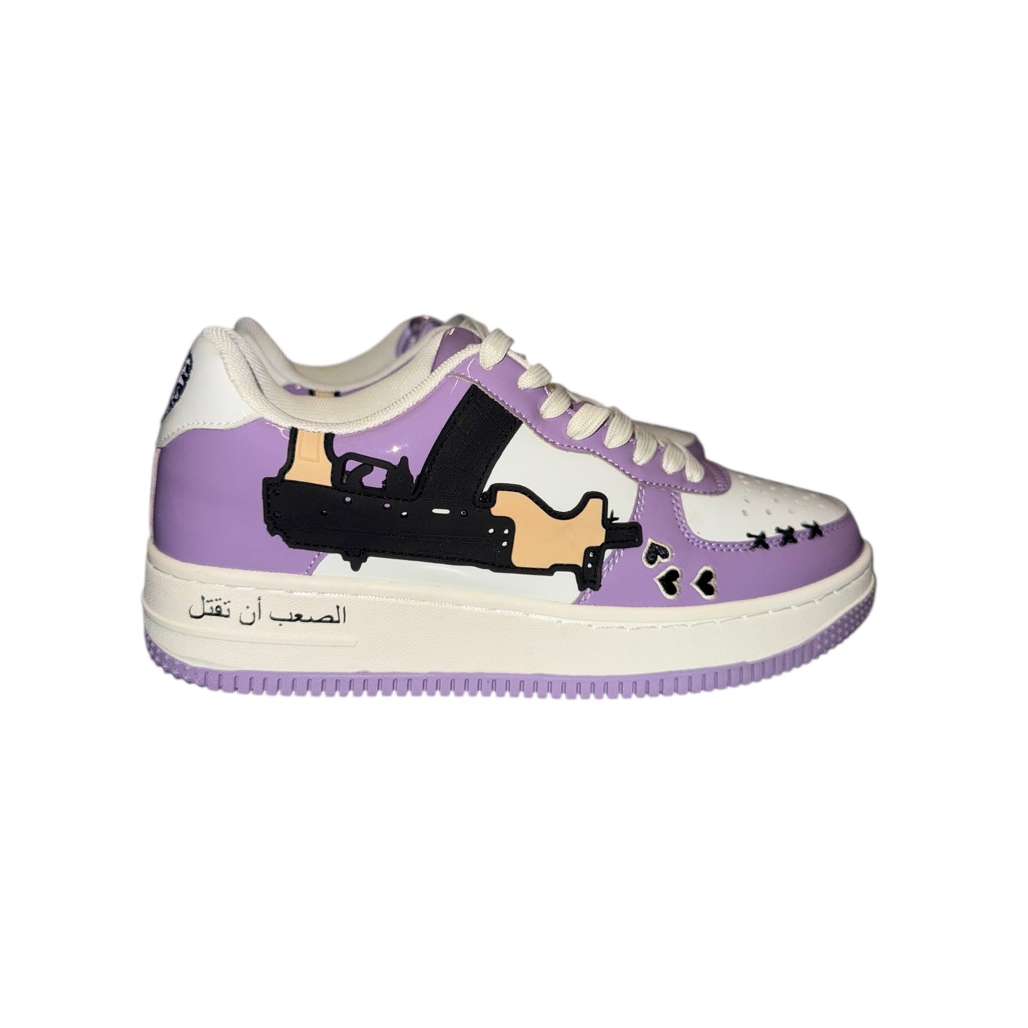 LoveKills "Purgers" Patent Leather Lavender/Cream