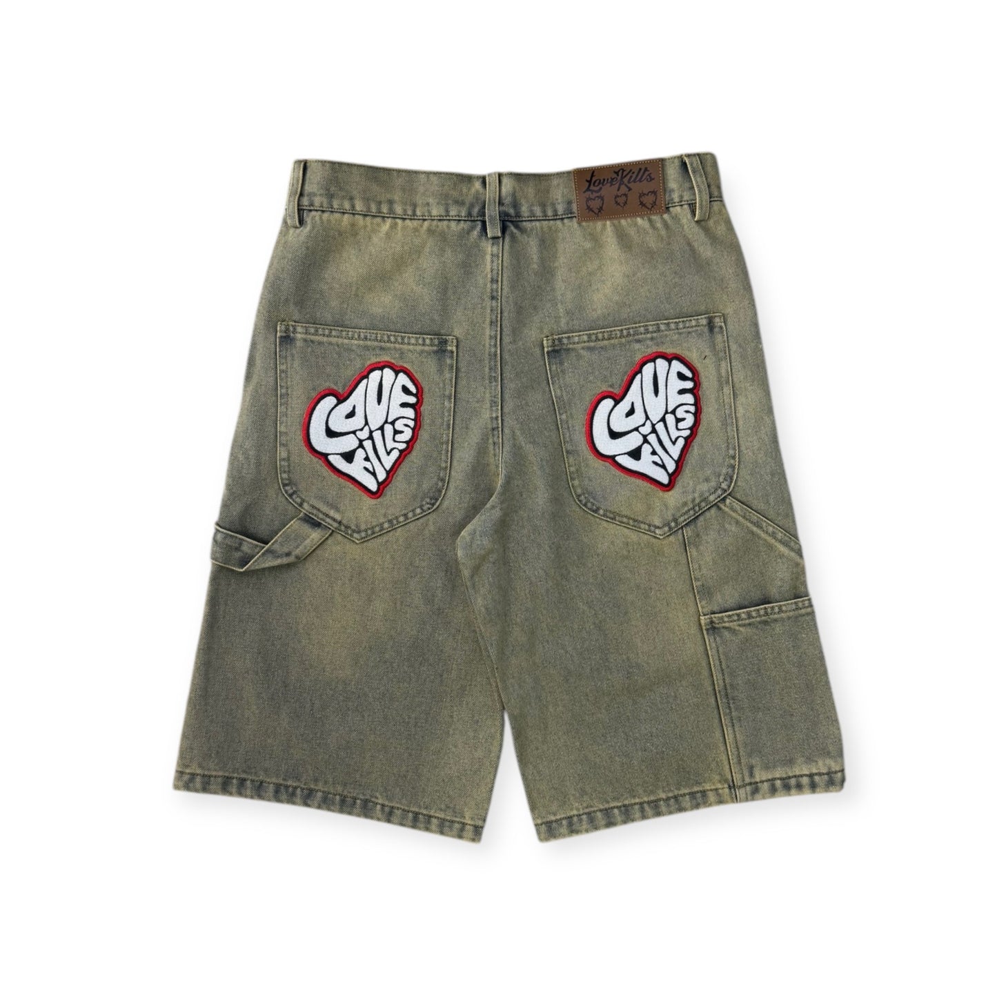 Embossed Short in Indigo Sand Wash