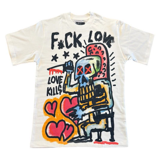 Graffiti T-Shirt in White/Multi