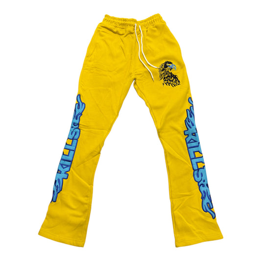 Bird’s Eye Sweatpants in Yellow