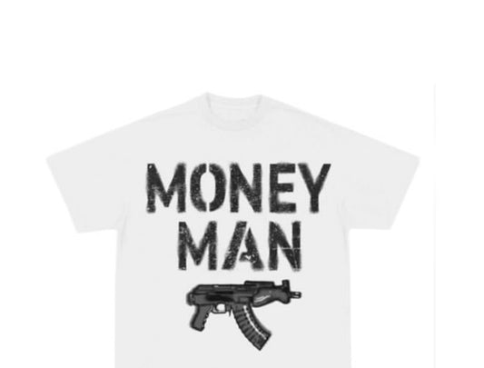 Money Man Tee in White