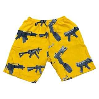 Gun Club Shorts in Yellow