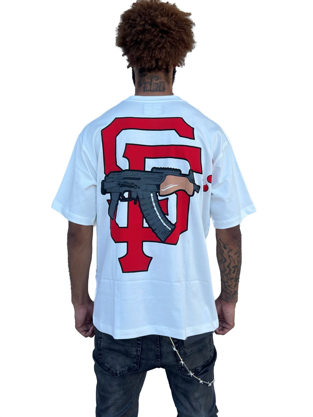 LOVE SUCKS UNIVERSITY TEE (WHITE)