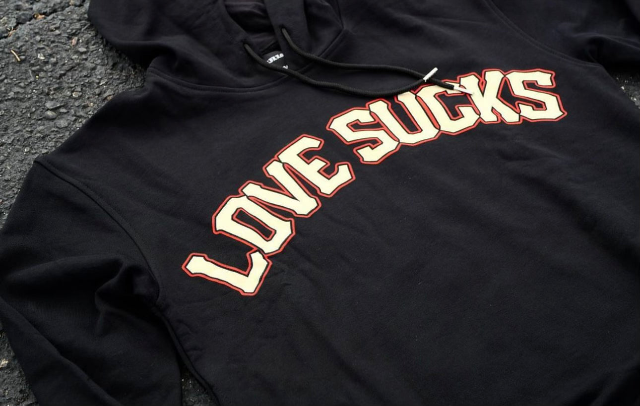 LOVE SUCKS UNIVERSITY HOODIE