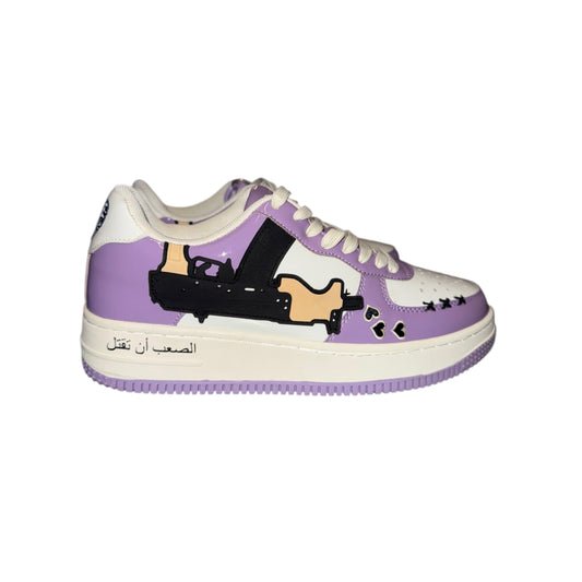 LoveKills "Purgers" Patent Leather Lavender/Cream