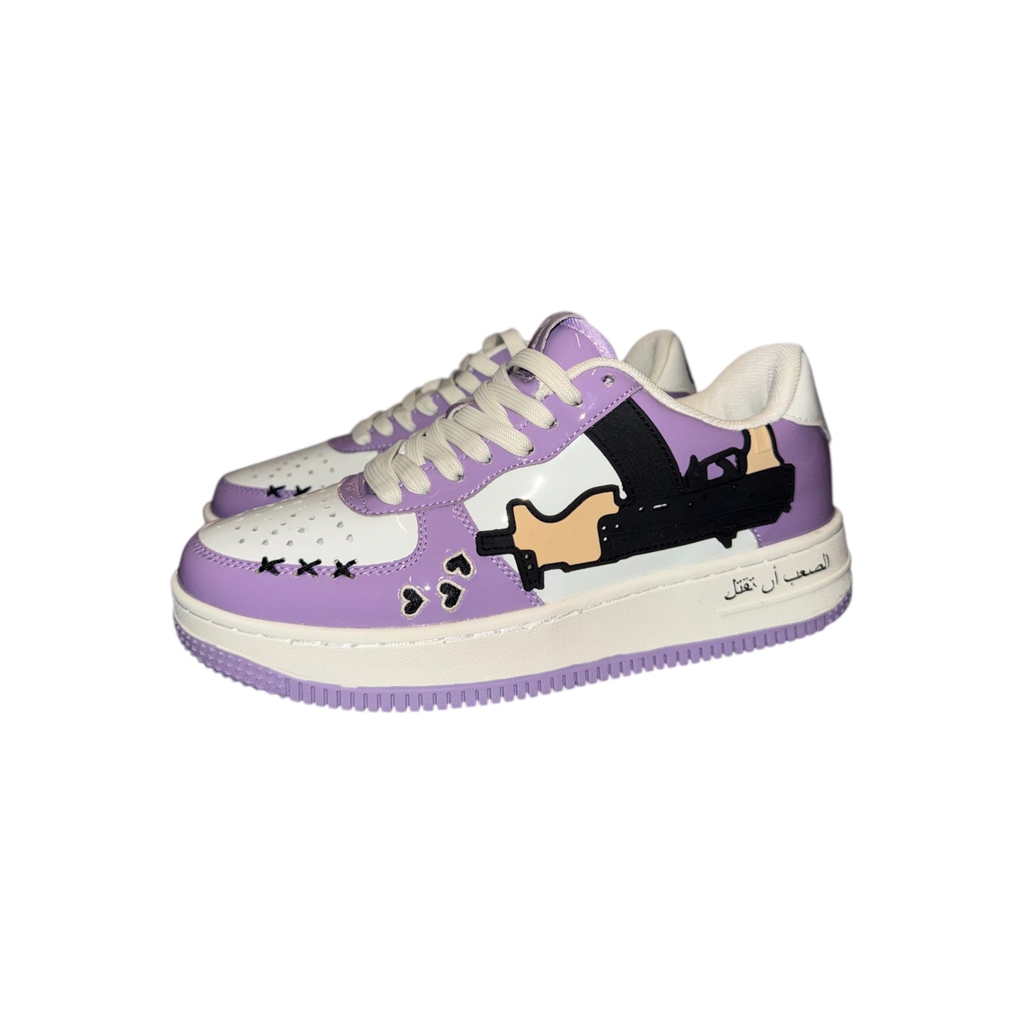 LoveKills "Purgers" Patent Leather Lavender/Cream