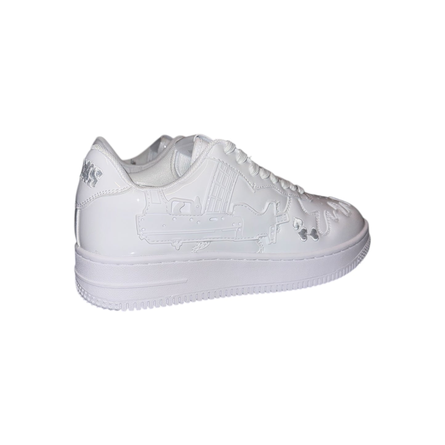 LoveKills "Purgers" Patent Leather White