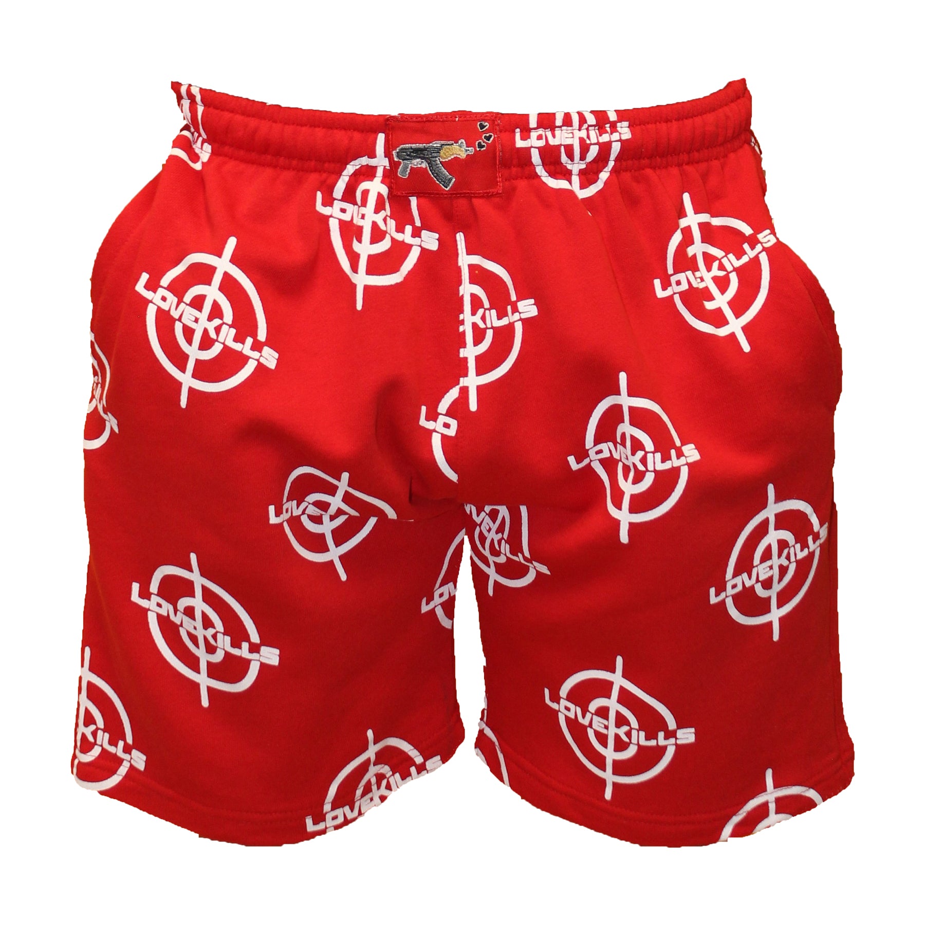 Target Shorts in Red – Love Kills