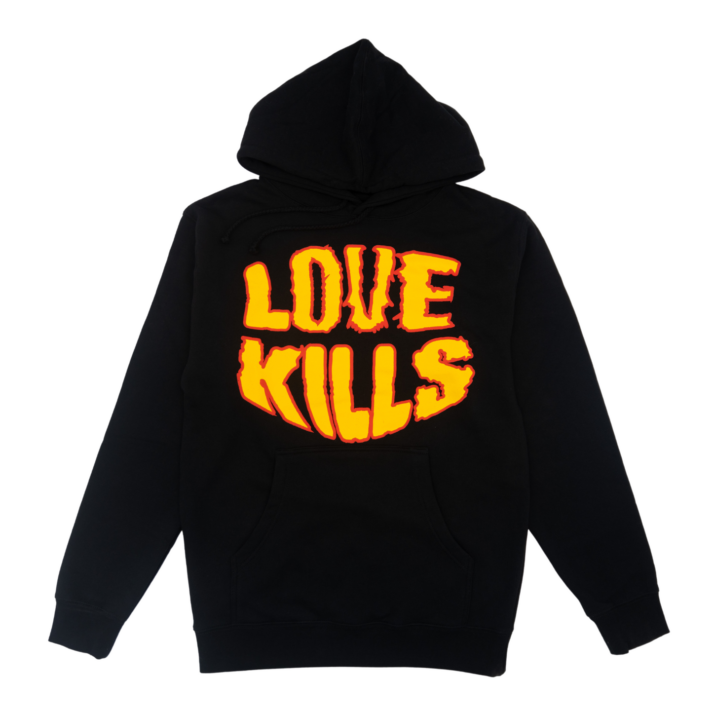 LoveKills Smiley Hoodie (BLACK)