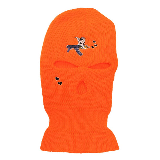 Draco Ski-Mask in Orange