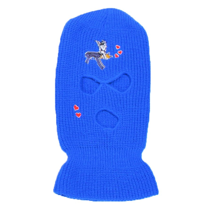 Draco Ski-Mask in Royal (Frozen Font)