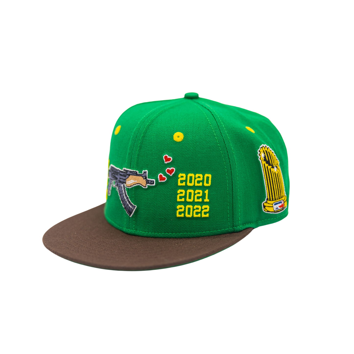 LoveKills Champion Era Fitted Hat (GREEN)