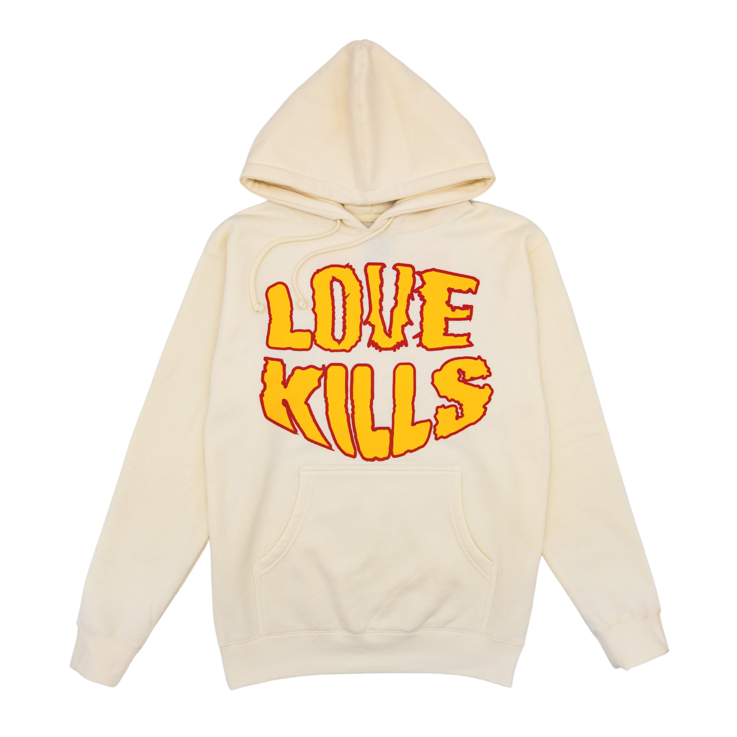 LoveKills Smiley Hoodie (CREAM)