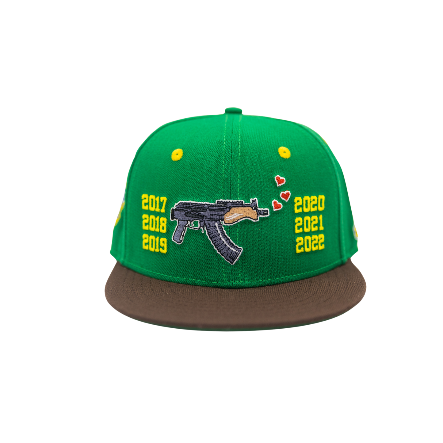 LoveKills Champion Era Fitted Hat (GREEN)