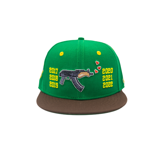 LoveKills Champion Era Fitted Hat (GREEN)