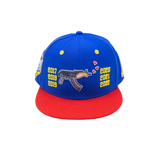 LoveKills Champion Era Fitted Hat (BLUE)