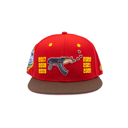 LoveKills Champion Era Fitted Hat (RED)