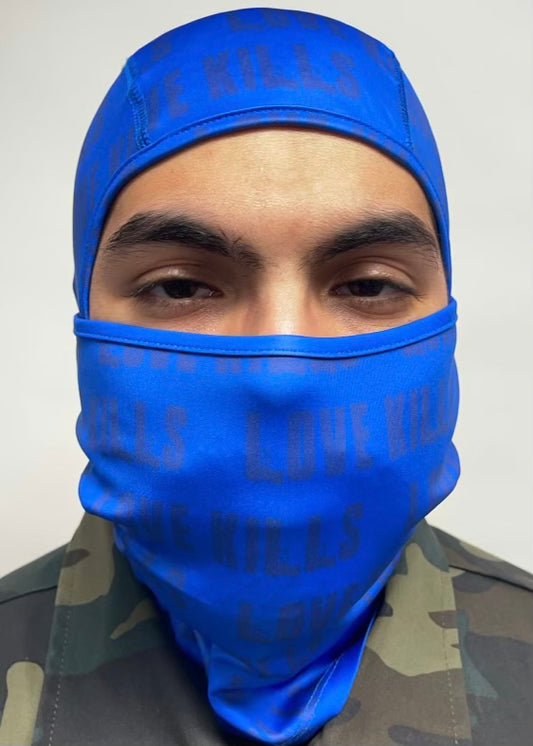 Monogram Balaclava in Royal