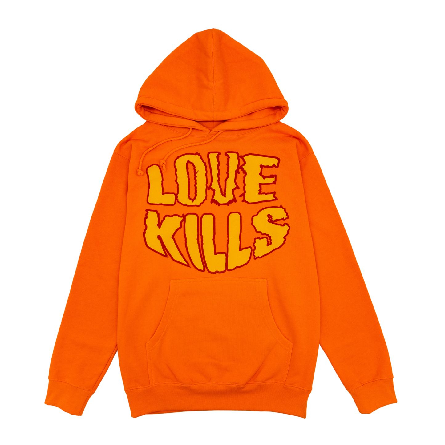 LoveKills Smiley Hoodie (ORANGE)