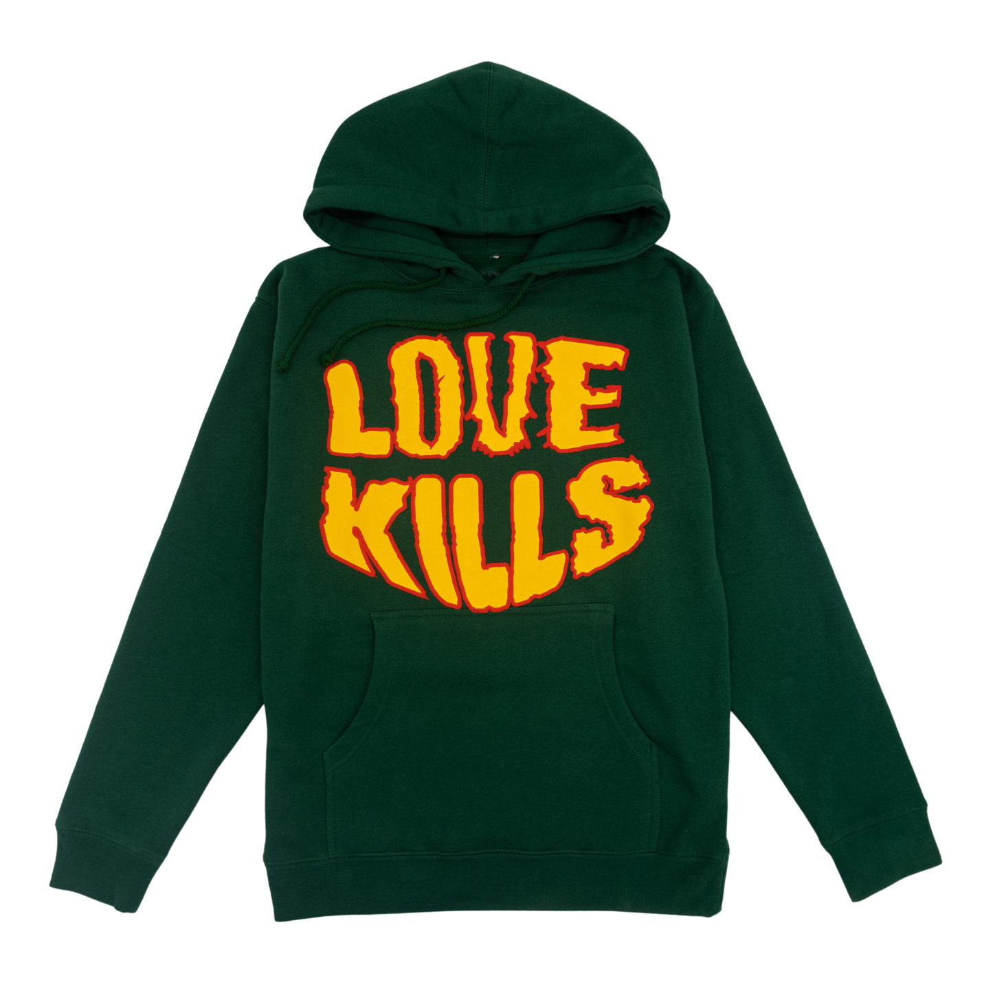 LoveKills Smiley Hoodie (GREEN)